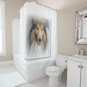 Cortina de ducha Perro lassie