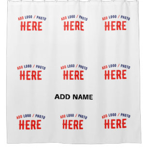 CORTINA DE DUCHA PERSONALIZABLE MODERNO ESTILO BLANCO VERIFICADO MA