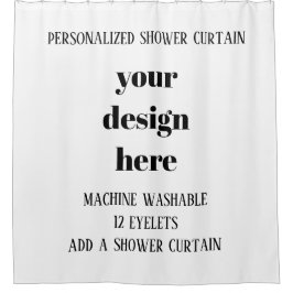 Cortina De Ducha Personalización o Personalizar