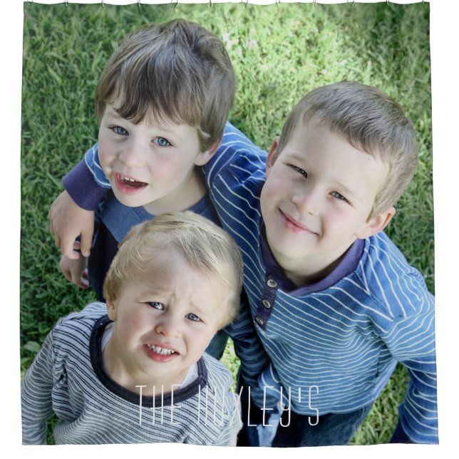 Cortina de ducha personalizada (Anverso)