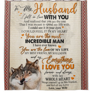 Cortina De Ducha Personalizado Para Mi Esposo De La Poster De La Es