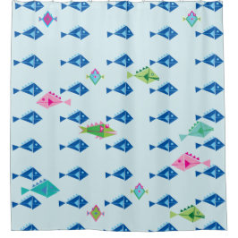 Cortina De Ducha Pescado pescador