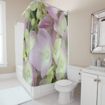 Pétalos de hidrangea rosados y blancos antiguos y 