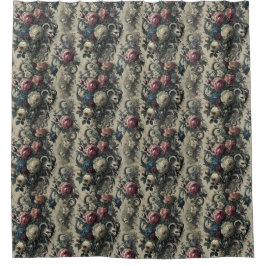 Cortina De Ducha Pétalos de la Decadencia - Barroco gótico