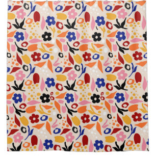 Cortina De Ducha Pétalos en movimiento