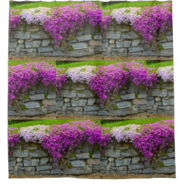 Cortina De Ducha Phlox Sobre Las Rocas