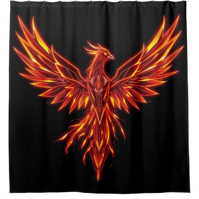 Cortina De Ducha „Phönix – Aus der Asche geboren“ (Anverso)