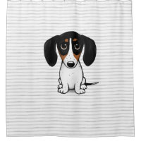 Piebald Dachshund Cute Personalizado Perro picado