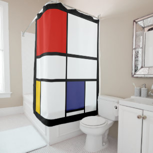 Cortina De Ducha Piet Mondrian, Gran Composición C