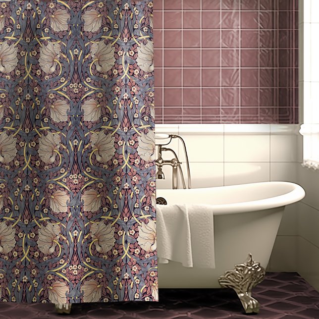 Cortina De Ducha Pimpernel Dusty Blue & Pink William Morris (Subido por el creador)