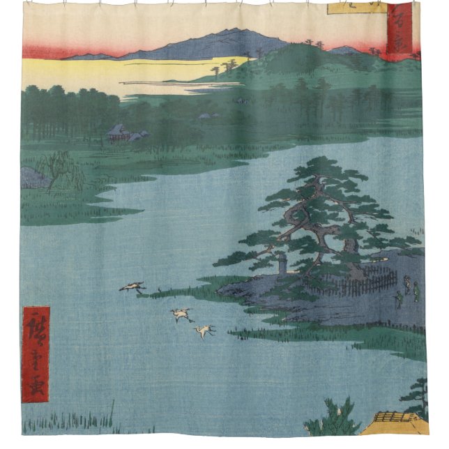 Cortina De Ducha Pine Senzoku Pond (Anverso)