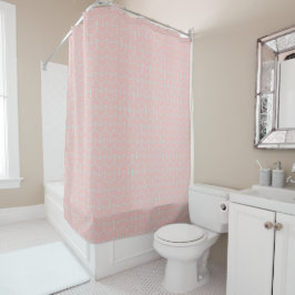 Cortina De Ducha Pink Arrow Pattern Shower Curtain