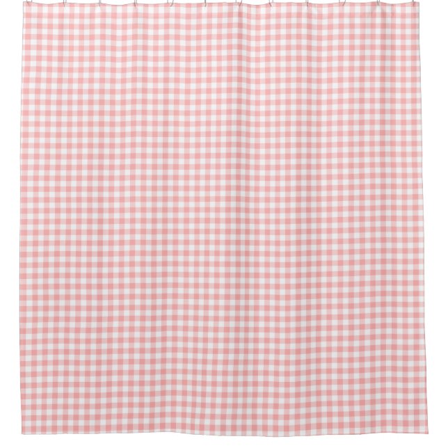 Cortina De Ducha Pink Gingham (Anverso)