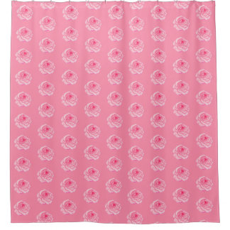 Cortina De Ducha Pink roses