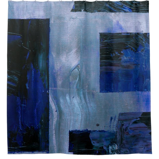Cortina De Ducha Pintura abstracta (Anverso)