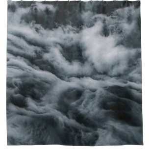 Cortina De Ducha Pintura de nubes grises