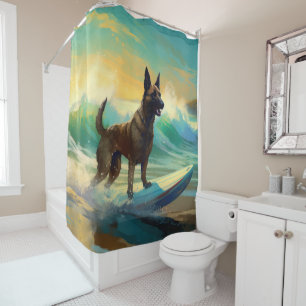 Cortina De Ducha Pintura de surf de Malinoi en Bélgica