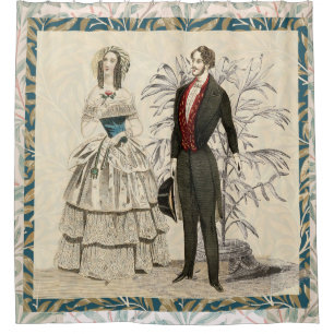Cortina De Ducha Pintura del matrimonio Boda victoriano de 1844