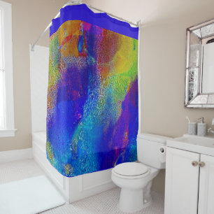 Cortina De Ducha Pintura desgastada