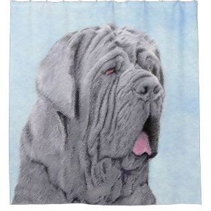 Cortina De Ducha Pintura Neopolitana de Mastiff - Arte Perro Origin