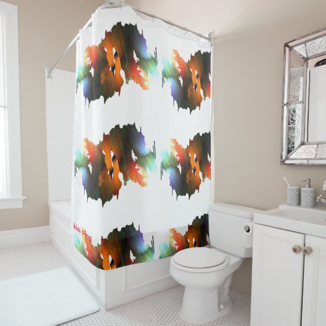 Cortina De Ducha Pinzas y pinceles de goteo (In situ)