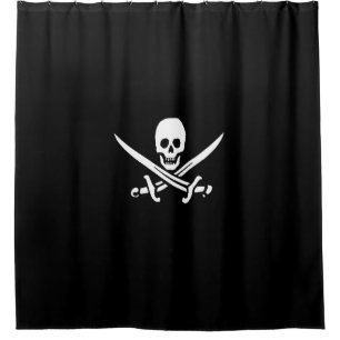 Cortina De Ducha Pirate Jolly Roger