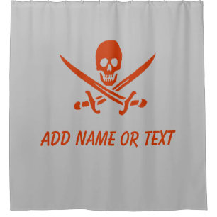 Cortina De Ducha Pirate Jolly Roger