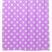 Pisos de cruz blanca sobre lilac
