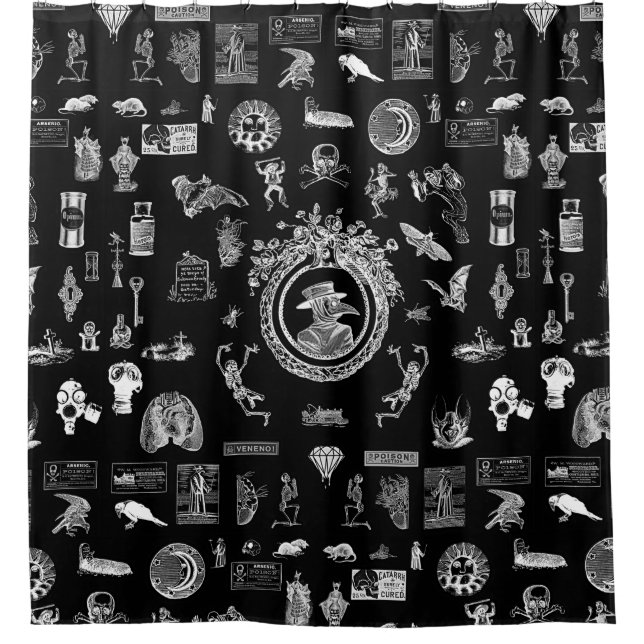 Cortina De Ducha Plaga (Anverso)