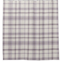 Plaid Masculino Morado Suave con Textura de Lino