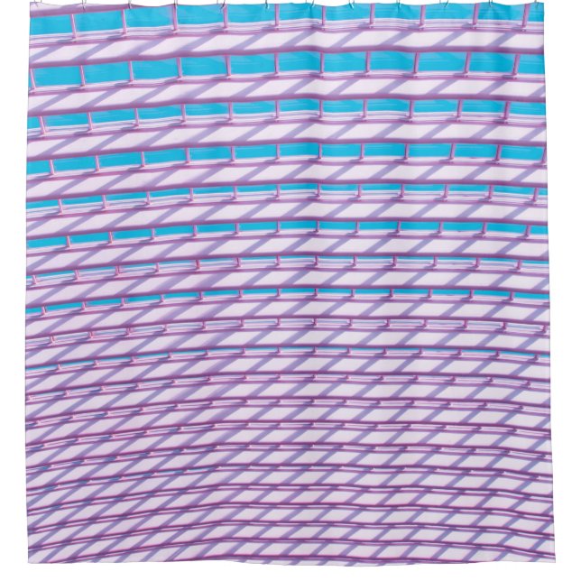 Cortina De Ducha Plan de arquitectura de hormigón blanco (Anverso)