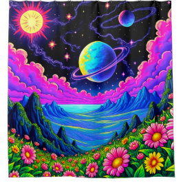 Cortina De Ducha Planeta