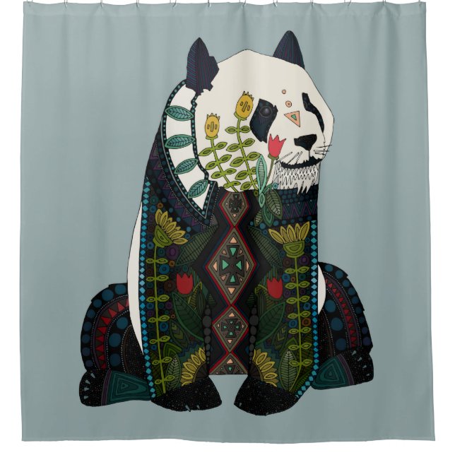 Cortina De Ducha plata panda (Anverso)