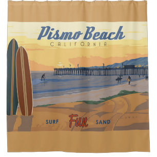 Cortina De Ducha Playa Califorina de Pismo