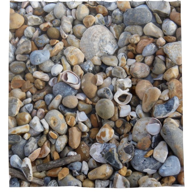 Cortina De Ducha Playa de guijarros (Anverso)