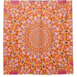 Cortina De Ducha Plumerias de Hawái