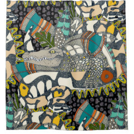 Cortina De Ducha pop animalista