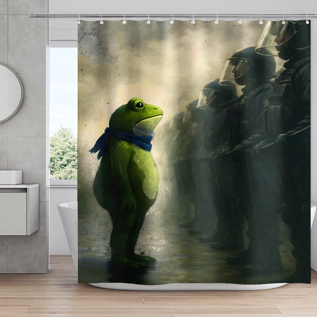 Cortina De Ducha Portland Frog Protest (Subido por el creador)