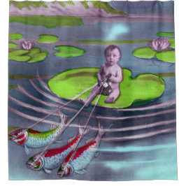 Cortina De Ducha postal francesa de April Fool