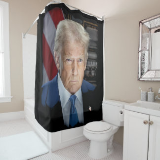 Cortina De Ducha Presidente Donald Trump 45 47 Patriota de Estados 