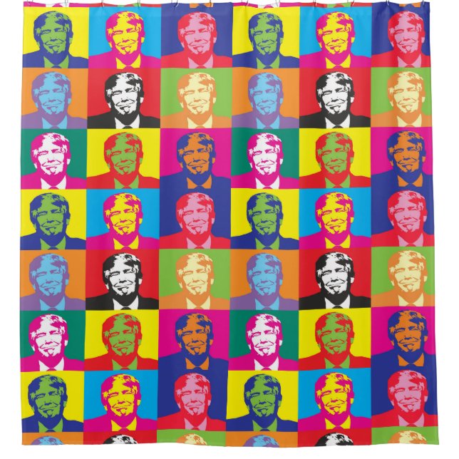 Cortina De Ducha Presidente Trump (Anverso)