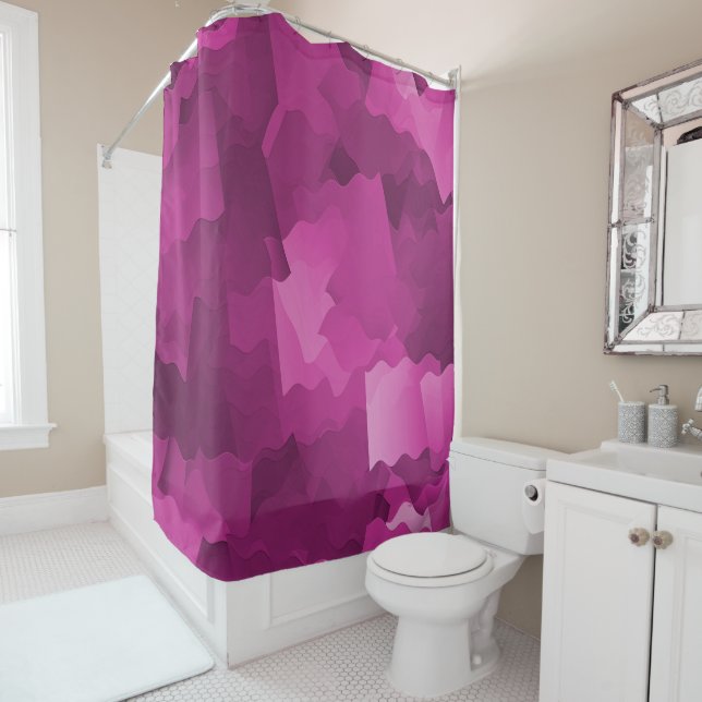 Cortina De Ducha Pretty in Pink..... (In situ)