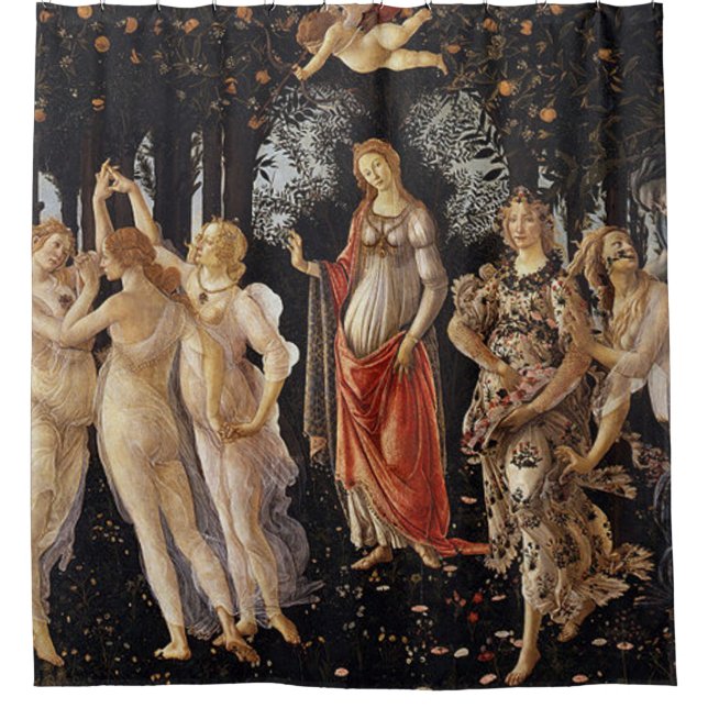 Cortina De Ducha Primavera Sandro Botticelli (Anverso)