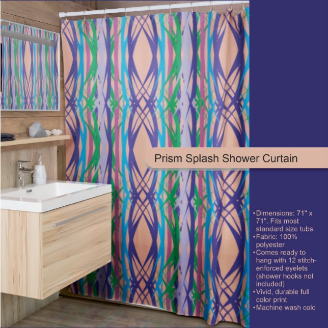 Cortina De Ducha Prisma Splash (Subido por el creador)