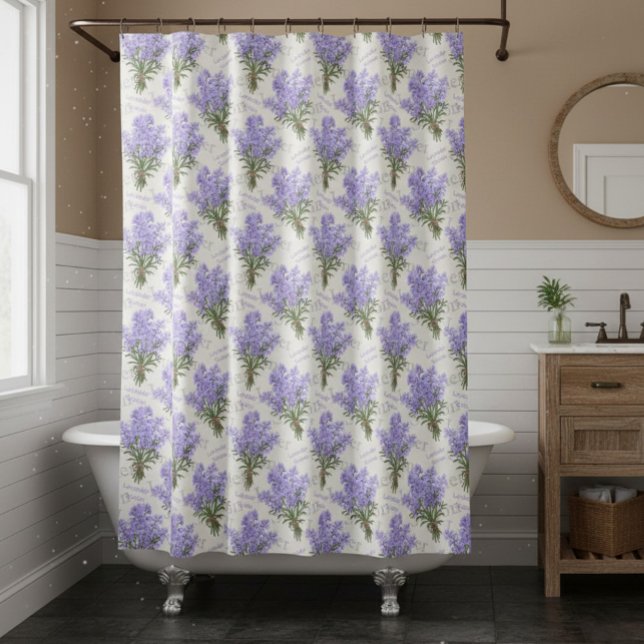 Cortina De Ducha Provence Lavender Bunches Shower Curtain (Subido por el creador)