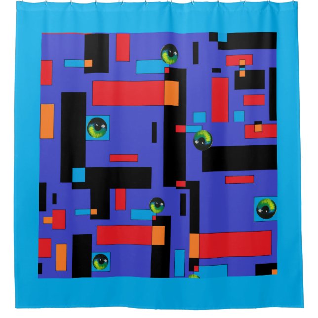 Cortina De Ducha Psicodelia del siglo XXI (Anverso)