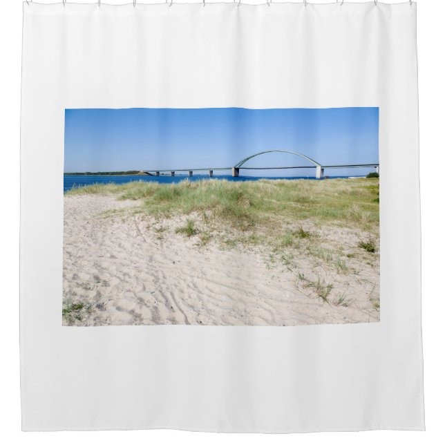 Cortina De Ducha Puente del Cinturón de Fehmarn (Anverso)