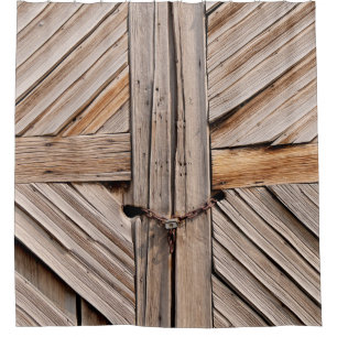 Cortina De Ducha Puertas de madera