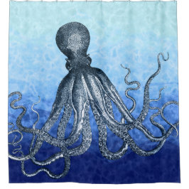 Cortina De Ducha Pulpo del mar profundo