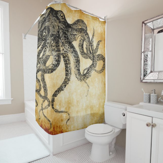Cortina De Ducha pulpo v 1 (In situ)